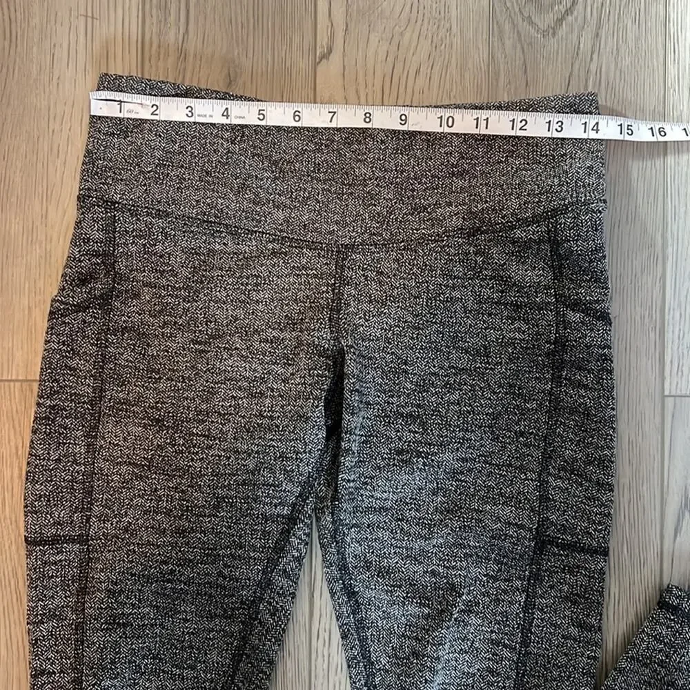 Champion Black & White Active Leggings With Side Pockets